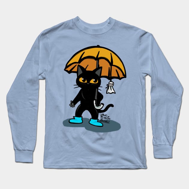 Rainy day Long Sleeve T-Shirt by BATKEI